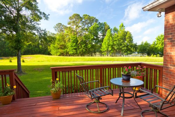 Redwood Deck Installation in Chattanooga